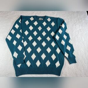 Bogey Boys Blue Rombus Sweater- XXXL